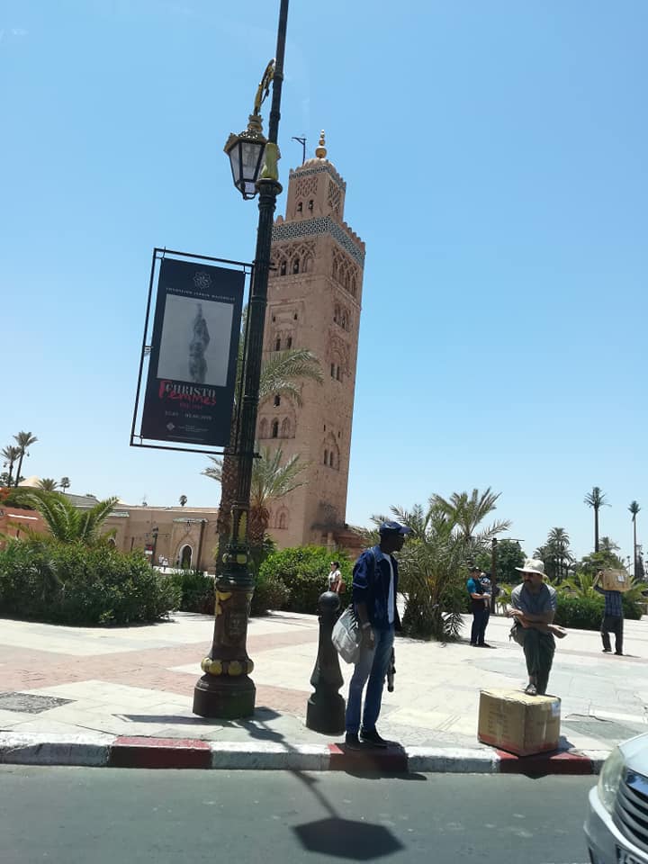 モロッコ雑貨、モロッカンバスケット、バッグ仕入旅、マラケシュ市街
