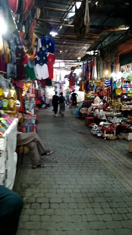 モロッコ雑貨、モロッカンバスケット、バッグ仕入旅、マラケシュ旧市街のスーク