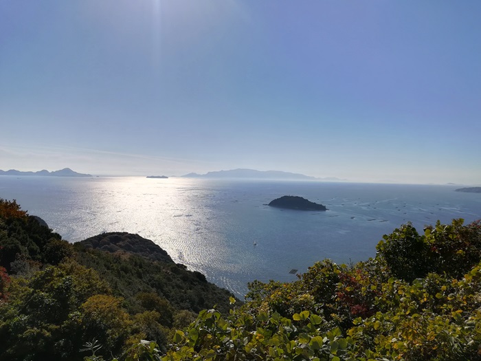 兵庫県相生、万葉の岬からの景色